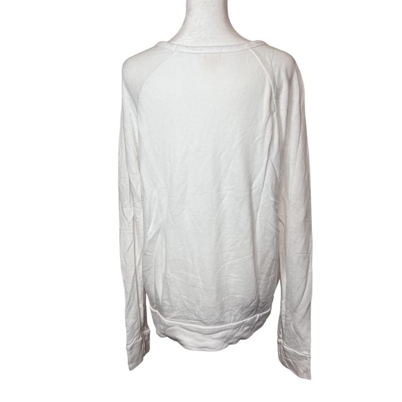 Sundry Anthropologie LOVERS Pullover Terry Rainbow Top Women Sweatshirt Sz Med 2 - Picture 3 of 8